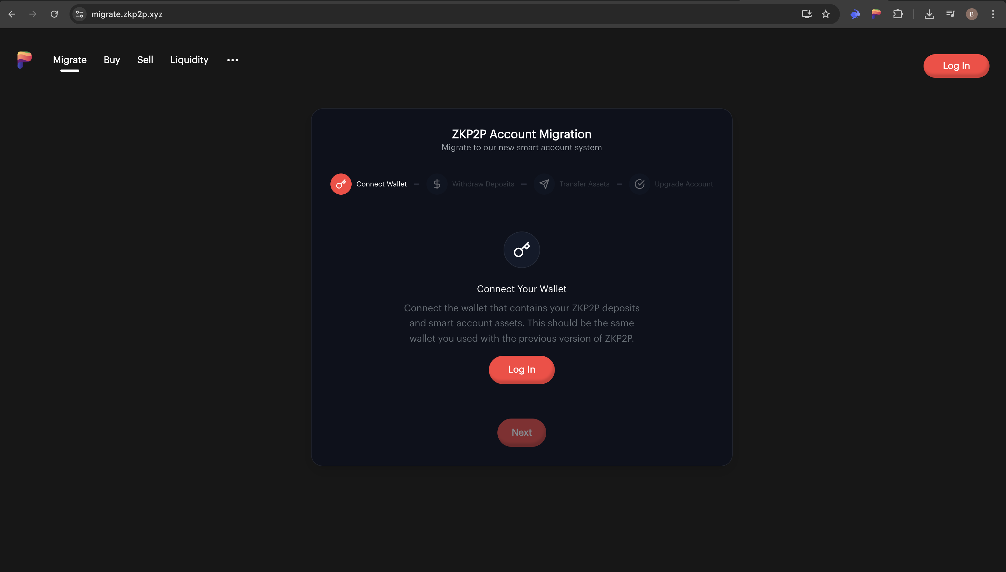 Migrate Step 1
